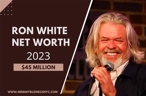 Ron white net worth 2023. Things To Know About Ron white net worth 2023. 